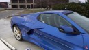 2021 C8 Chevrolet Corvette Silver Flare and Red Mist HTC walkaround