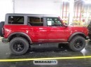 Red 2021 Ford Bronco First Edition spotted in factory