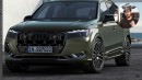 Audi Q9 and Q9 e-tron rendering by TheSketchMonkey