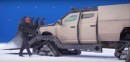 Check Out The Rock's Ice Ram Mattracks With from Fast 8