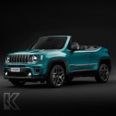 Jeep Renegade Cabrio rendering