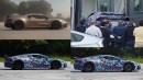 Bugatti Chiron V16 hybrid successor rendering