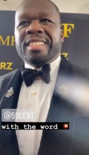 50 Cent at BMF Premiere