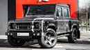 Corris Grey Land Rover Defender 2.2 TDCI XS 110 Double Cab Pick Up Chelsea Wide Track by Chelsea Truck Company