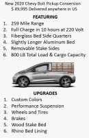 Chevrolet Bolt EV “El Camino” Truck Conversion