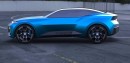 Chevrolet Camaro "E-Gen" Electric Muscle Car rendering