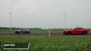 Toyota Supra vs Chevrolet Camaro drag race