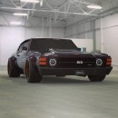 1972 Chevrolet Chevelle SS "Purple Rain" widebody restomod render by personalizatuauto on Instagram