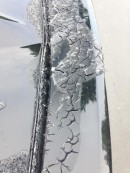 Chevrolet Corvette Stingray Vandalised with Paint Stripper