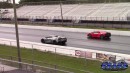 2023 Corvette Z06 drag races Lamborghini Huracan