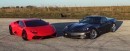 Chevrolet Corvette ZR1 vs. Lamborghini Huracan Drag Race