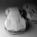 Chevrolet "Cyberpunk Corvette" rendering