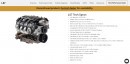 LS7 and LS427/570 motors on Chevrolet Performance Parts web page