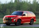 Chevrolet S-10 Blazer revival rendering by Kleber Silva
