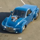 Chevrolet SSR "Hot Rod" rendering