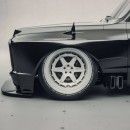 Widebody Chevy C10 "Black Box" rendering
