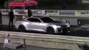 Chevy Camaro ZL1 FBO drags ZL1 and Corvettes on DRACS
