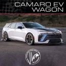Chevy Camaro EV Wagon rendering by jlord8