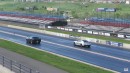 Chevy Camaro ZL1 vs Dodge SRT Hellcat drag races on Wheels