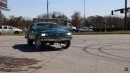 Kandy Teal 1977 Chevy Caprice Classic Box rides on 28s by WhipAddict