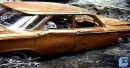 Chevrolet Corvair found abandoned in the jungle