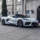 C8 Chevy Corvette Stingray laid down on AGL52s by TunerGoods and AG Luxury