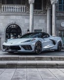 C8 Chevy Corvette Stingray laid down on AGL52s by TunerGoods and AG Luxury