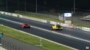 Chevy Corvette drag races Mopars on Wheels