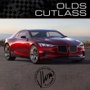 Oldsmobile Cutlass rendering