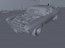 Chevy Nova M.H.C. 019 The Redrum LS3 twin turbo rendering by colorsponge