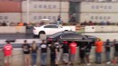 Chevrolet SS grudge race Dodge Charger SRT Hellcat on DRACS