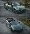 Lynk & Co 03+ Abiscu Aurora Green Cabriolet and Station Wagon rendering by sugardesign_1