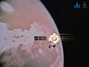 China orbiter snaps photo above Mars' north pole