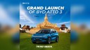 BYD adds the ATTO 3 to the cars it sells in Laos