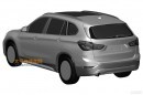 BMW X1 patent filing for extended wheelbase version