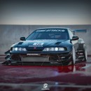 R32 Nissan Skyline GT-R auto gallery style or DC2 Honda Integra Time Attack