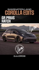 Toyota GR Prius Hot Hatch or Prius AE86 renderings