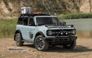 Ford Bronco Fishing Guide Concept render in production colors