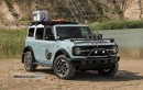 Ford Bronco Fishing Guide Concept render in production colors
