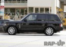 Chris Brown in his new Range Rover
