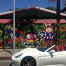 Chris Brown and Alec Monopoly Give L.A. Gas Station The Graffiti Touch