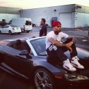 Chris Brown's Audi R8