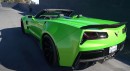 Chris Brown Mom's Lime-Green C7 Corvette