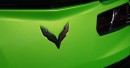 Chris Brown Mom's Lime-Green C7 Corvette