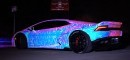 Chris Brown's Glowing Color Flip Huracan Brings Crazy Back