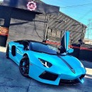 Chris Brown's Lamborghini Aventador
