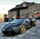 Chris Brown Turned His Lamborghini Aventador into “The Dark Knight”