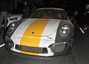 Chris Brown's custom Porsche takes some damage in multi-vehicle crash in valet parking