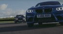 Chris Harris Drifts BMW M2 and 1M Coupe for Top Gar