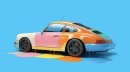 “The 911 has a unique, almost eccentric personality," says artist Chris Labrooy